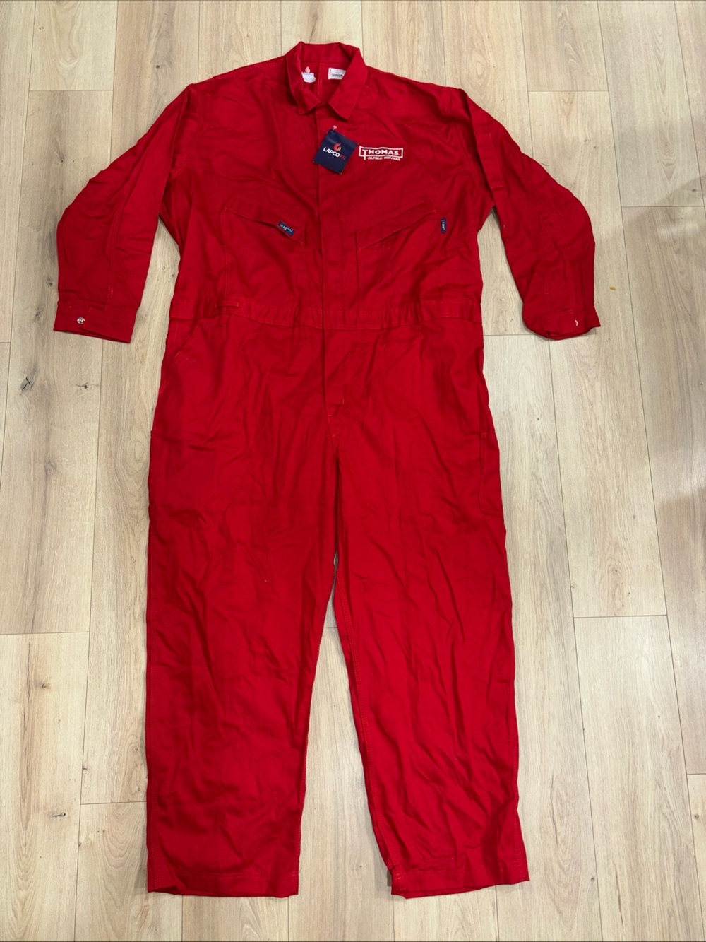 New Lot Of 5 LAPCO FR Work Coverall Men’s Size 4XL Tall Red ATPV 8.7 Cat 2/ 2112